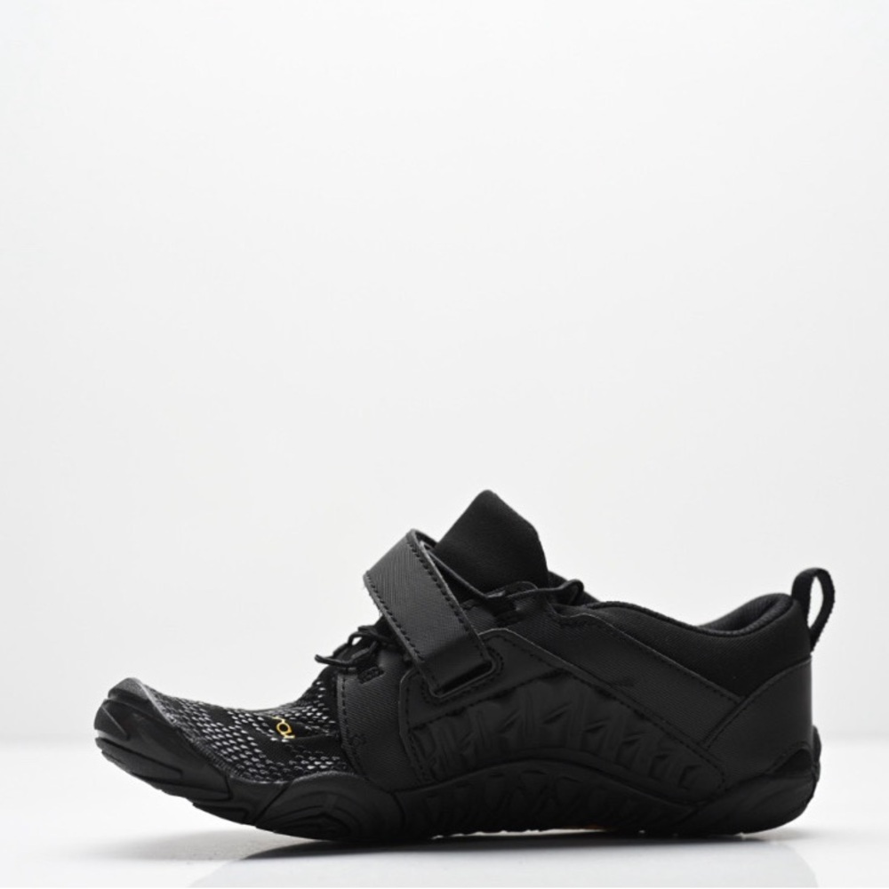 Vibram  Black Five-Toe Athletic Shoes with Strap - Picture 3 of 6